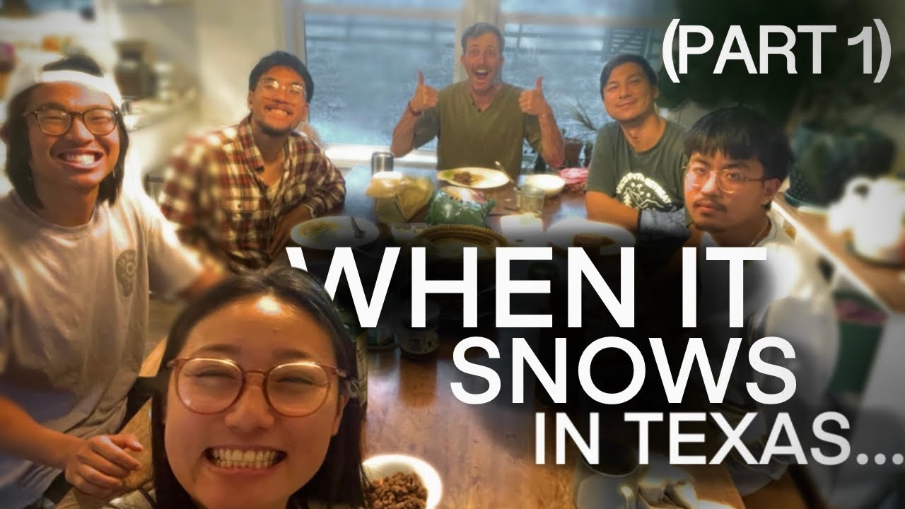 WHEN IT SNOWS IN TEXAS...(PART ONE) | vlog#12.5