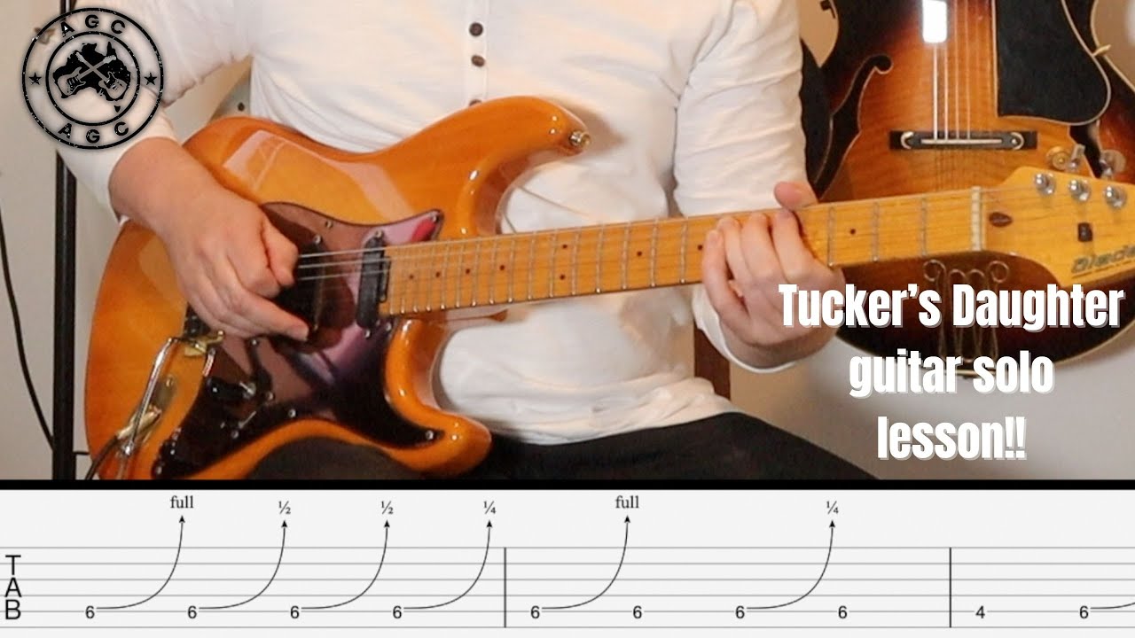 Tucker's Daughter by Ian Moss, guitar solo lesson
