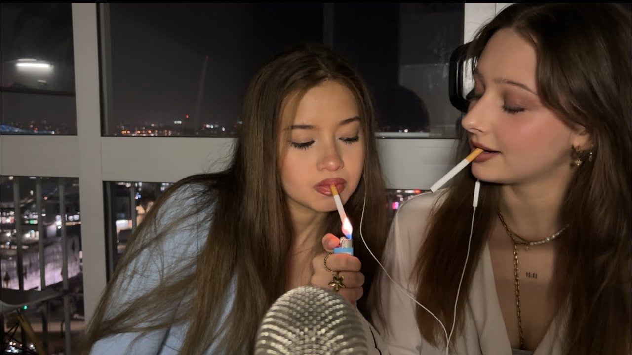 ASMR | Smoke a Cigarette with us 