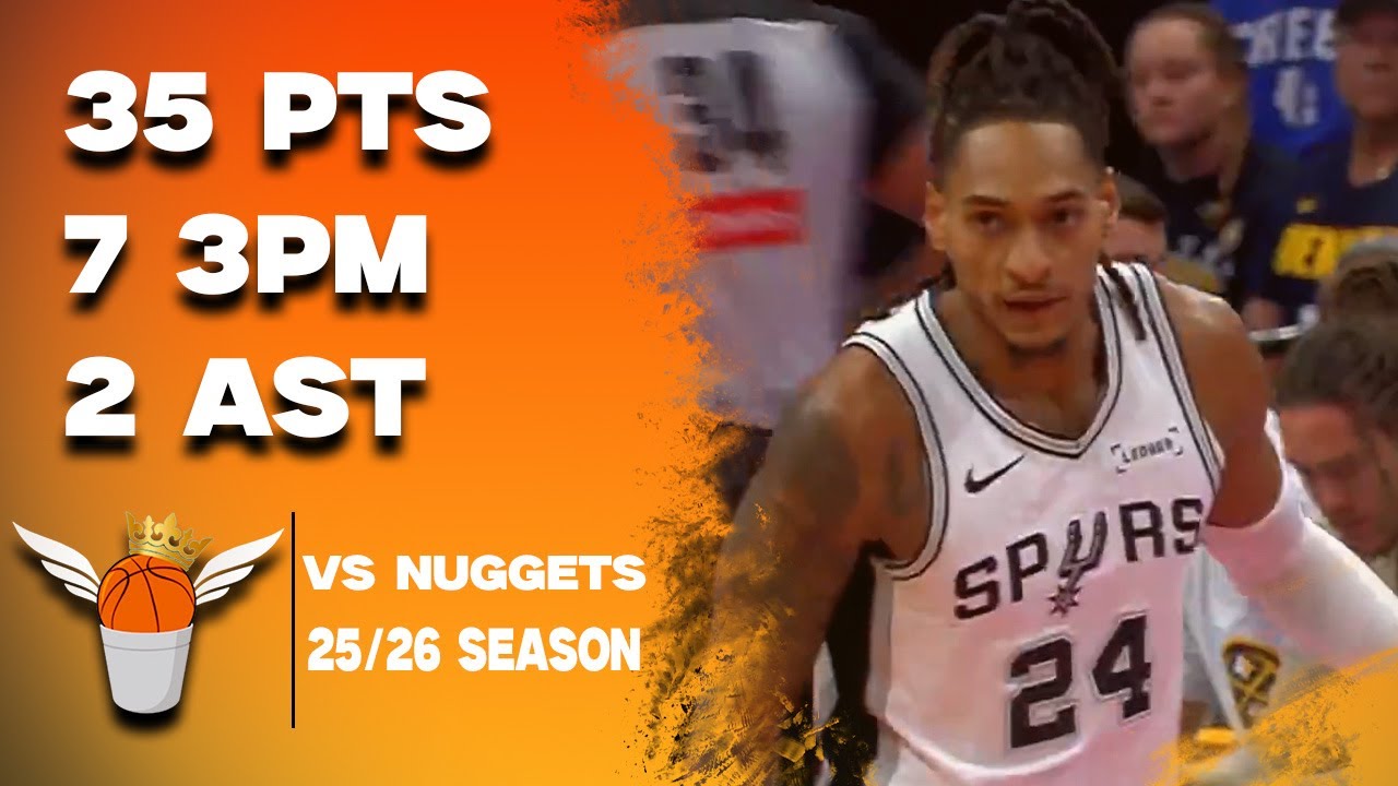 Devin Vassell 35 Points vs Nuggets Full Highlights! (11/28/2025)