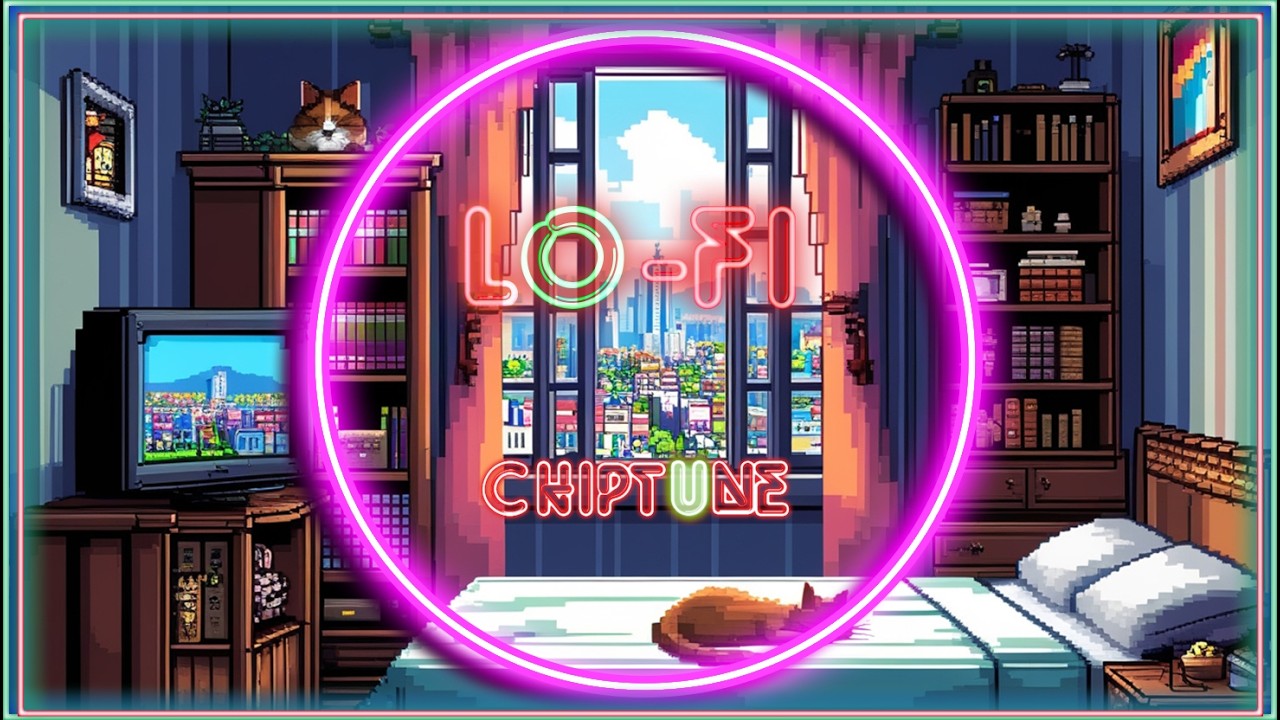 🎵 Lofi Chiptune Jazz & 8-Bit Vibes: Relax, Focus & Chill