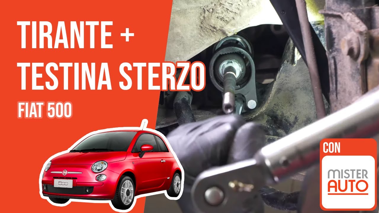 Sostituzione tirante e testina sterzo Fiat 500 🚗