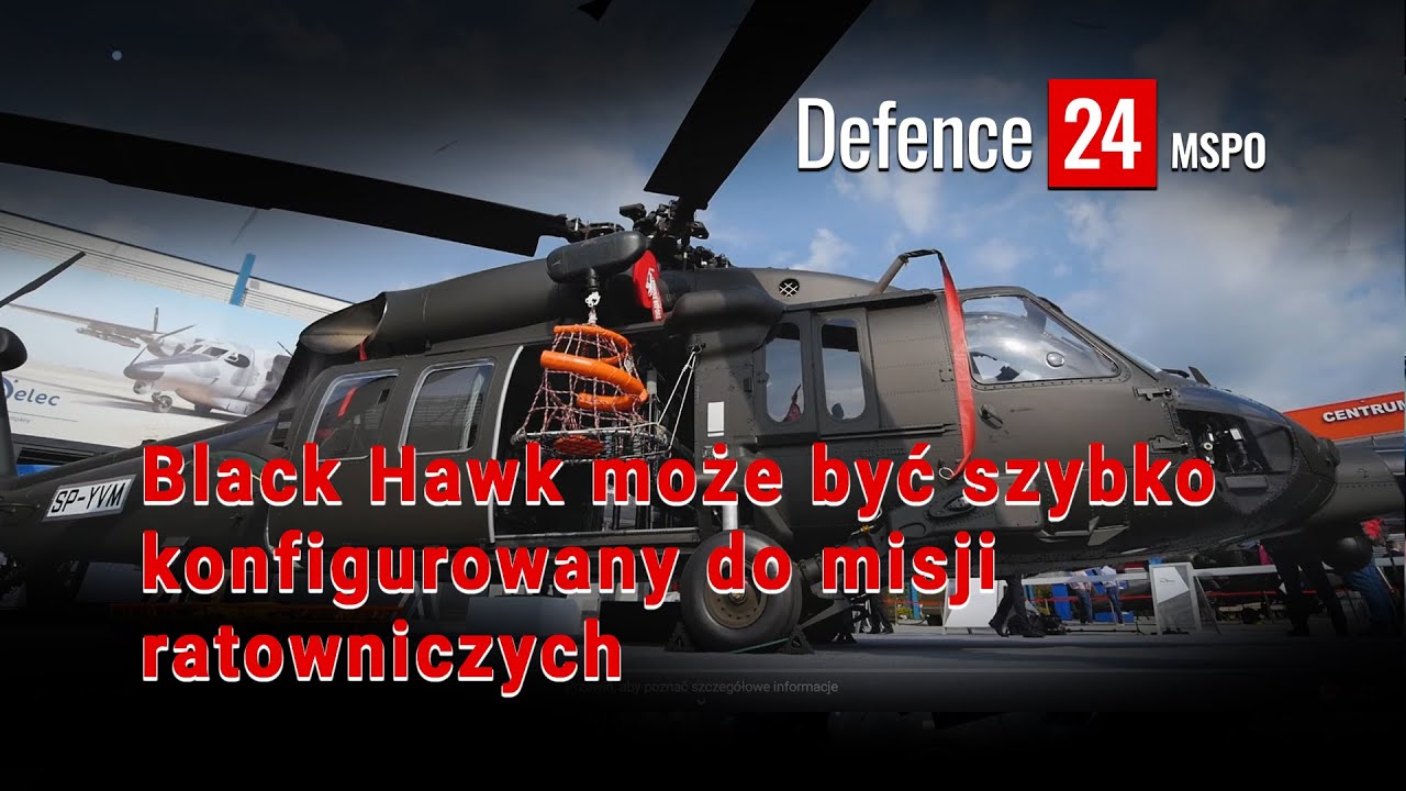 Black Hawk może być szybko konfigurowany do misji ratowniczych [Defence24 TV]