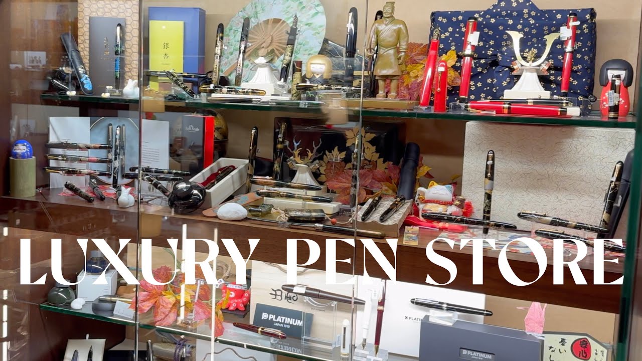 I visited a LUXURY PEN STORE in Paris
