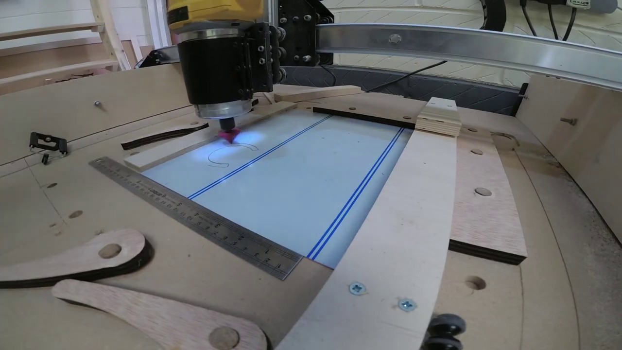 Copper plate sign CNC Engraved - Timelapse