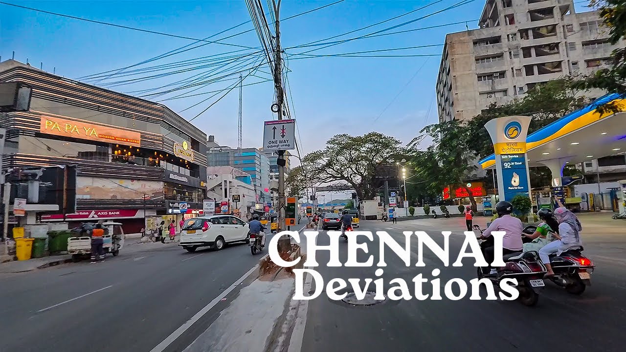 Driving Through Chennai's Metro Makeover | Nungambakkam Deviation