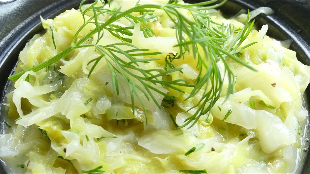 Młoda kapusta zasmażana (witte kool )