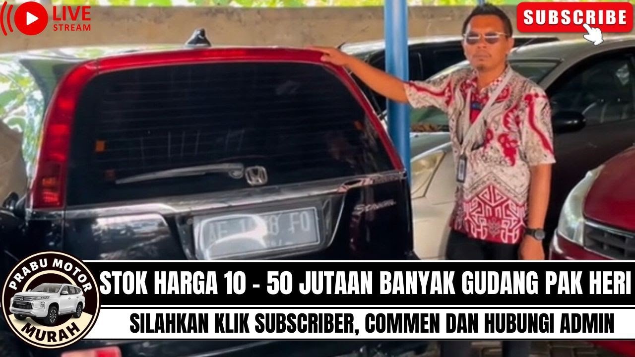 🔴BANYAK MOBIL 10-50 JUTAAN DI GUDANG PAK HERI⁉️MOBIL MURAH DI PRABU MOTOR KLIK SUBSCRIBER & COMENT‼️