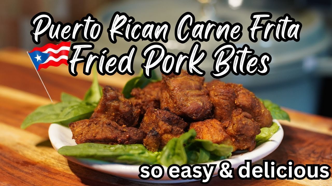 Puerto Rican Carne Frita | Crispy Puerto Rican Fried Pork