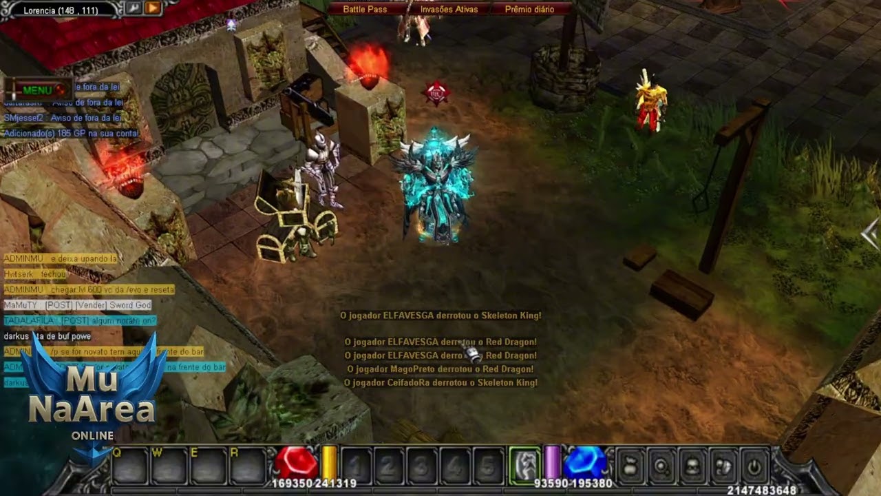 COMO FUNCIONA O LEILÃO AUTOMATICO NO MU NA AREA - E NOVO CHAOS CASTLE #munaarea #muonline #mmorpg