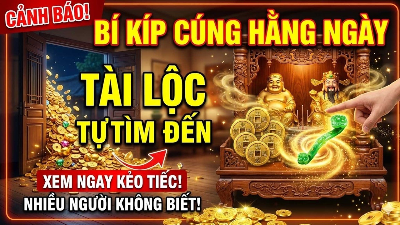 Bí Kíp Cúng Ông Địa Hằng Ngày: Tài Lộc Tự Tìm Tới Cửa (Nhiều Người Không Biết!)
