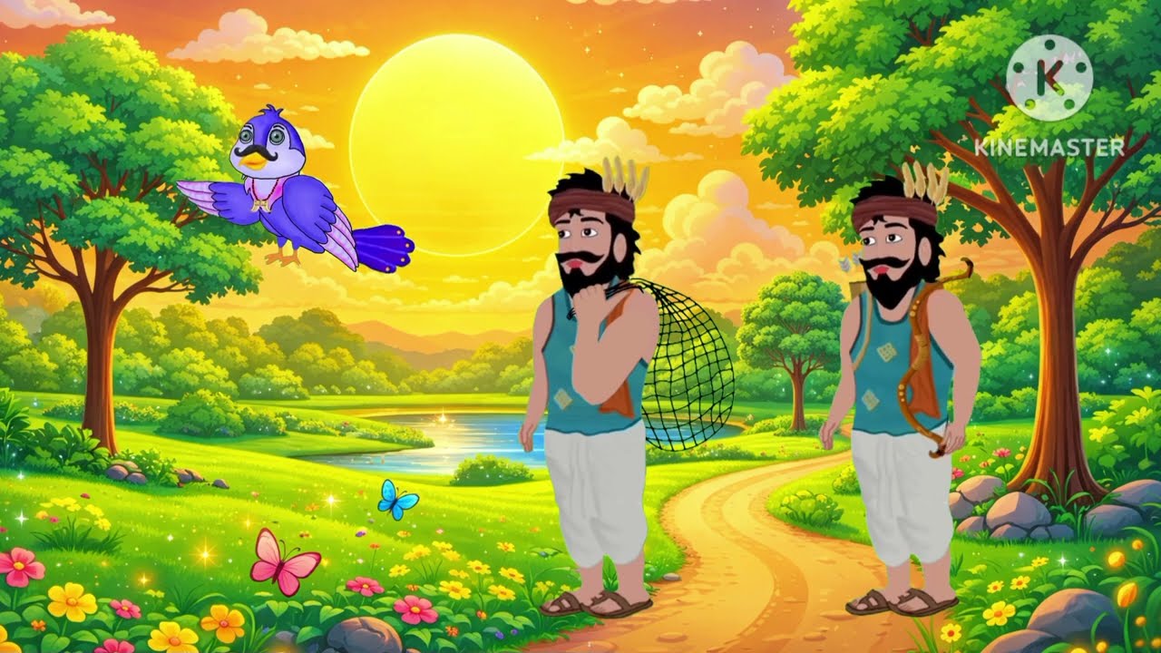 দুই জমজ পাখি শিকারি ভাই 🧑‍🤝‍🧑🎯 | পাখি ধরতে এসে বুদ্ধিতে হারলো | Bangla Kids Cartoon