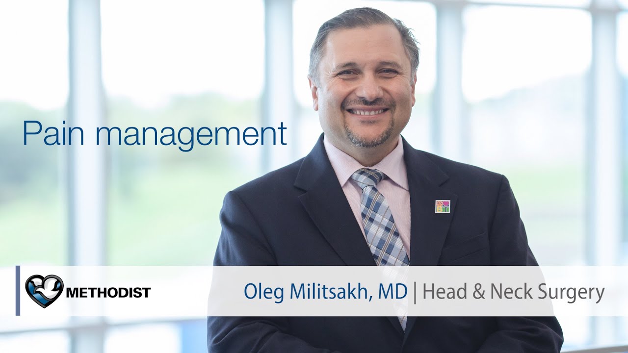 Pain Management in Head and Neck Surgery