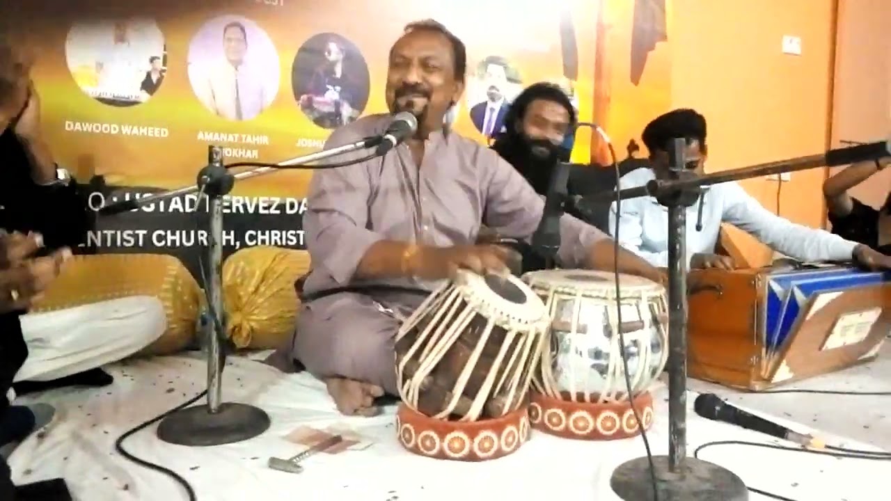 Solo tabla 10 beats   ustad parveez David ghori and danish