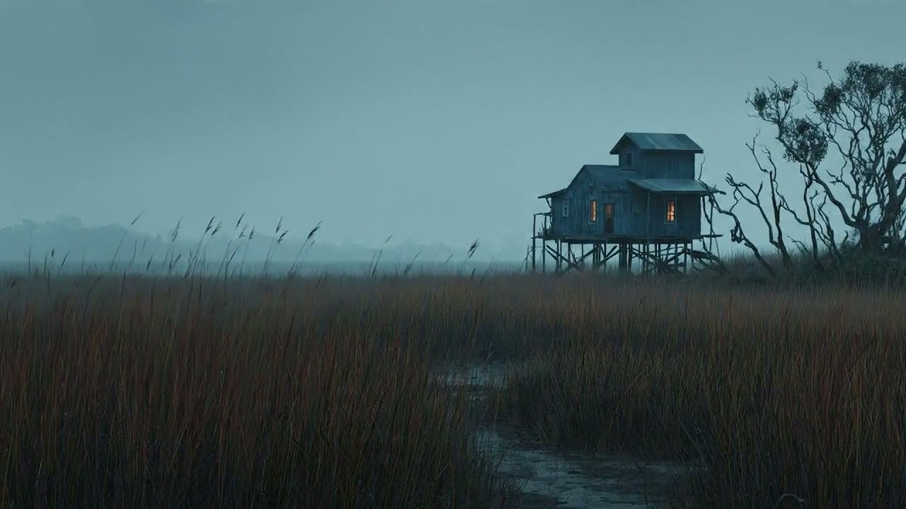 Misty Marsh Retreat 🌙 Lofi Sleep Music (1 Hour)