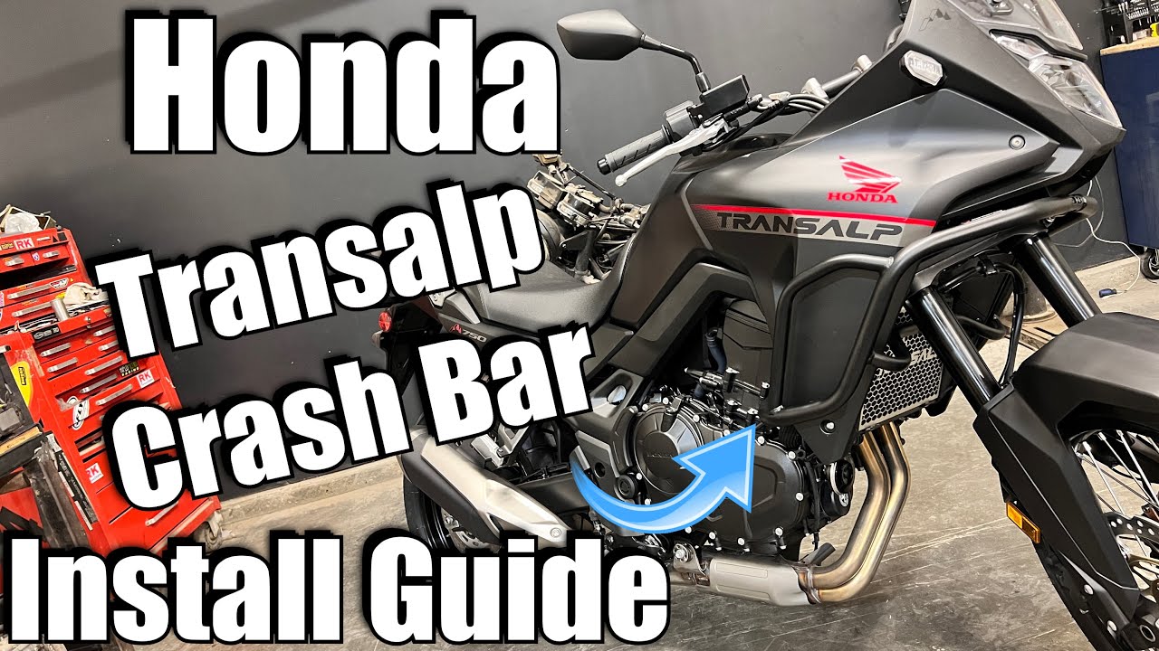 Honda TRANSALP SW Motech Crash Bars / How To Install Guide