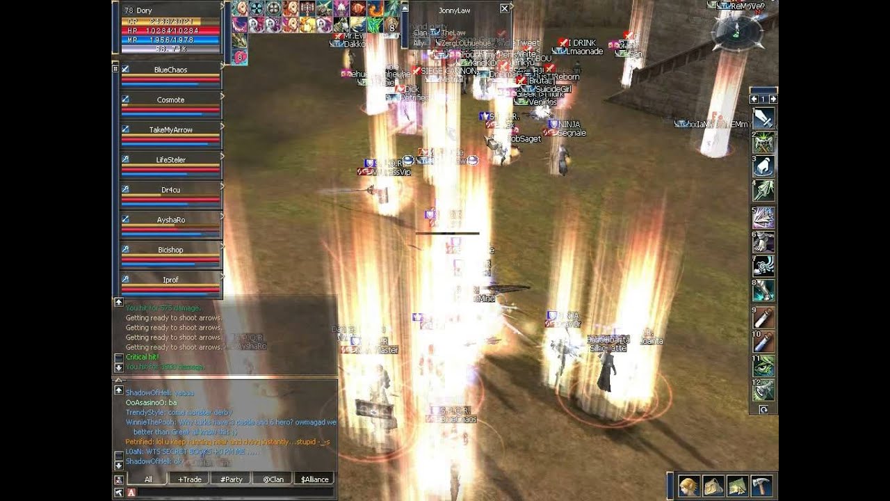 Lineage2 Gold - Innadrill siege 27.07.2007