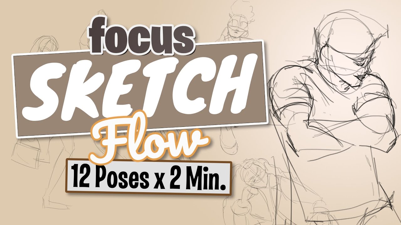 Focused Figure Drawing Session | 12 Poses × 2 Minutes