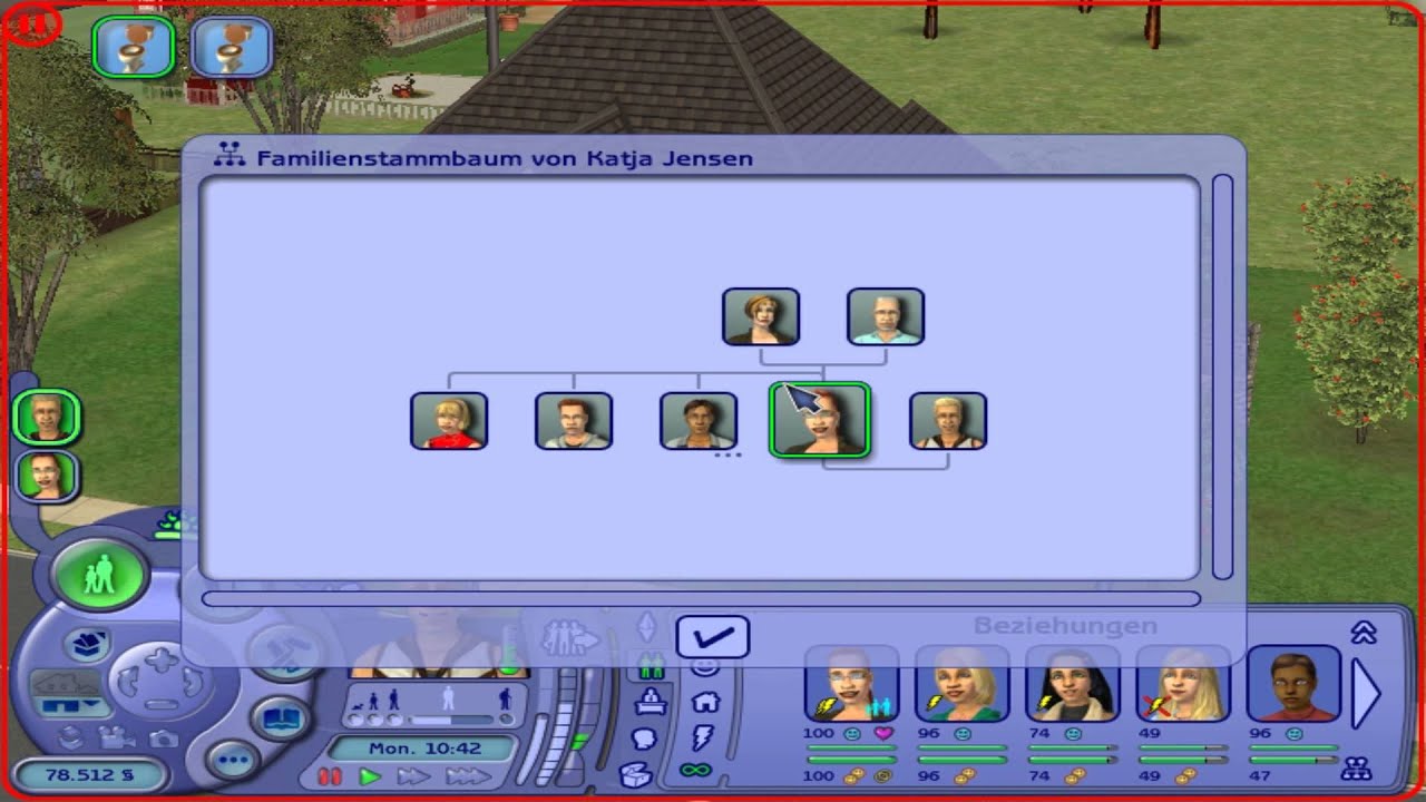 Die Sims 2 - Let´s Play -  Familienstammbaum Jürgen und Katja Jensen – (Deutsch)