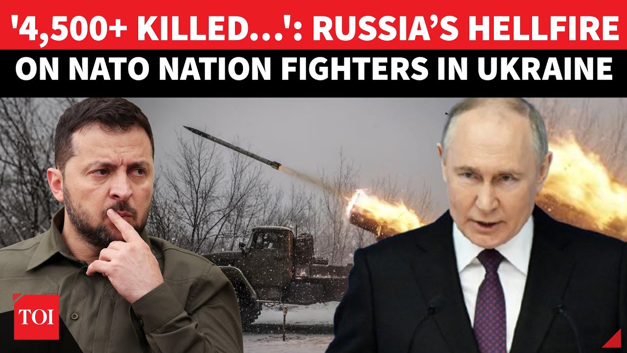 Russia’s DEADLIEST Attack On NATO Nation Fighters; ‘4,500 Killed…’: Big Shocker Of Kyiv’s Backers