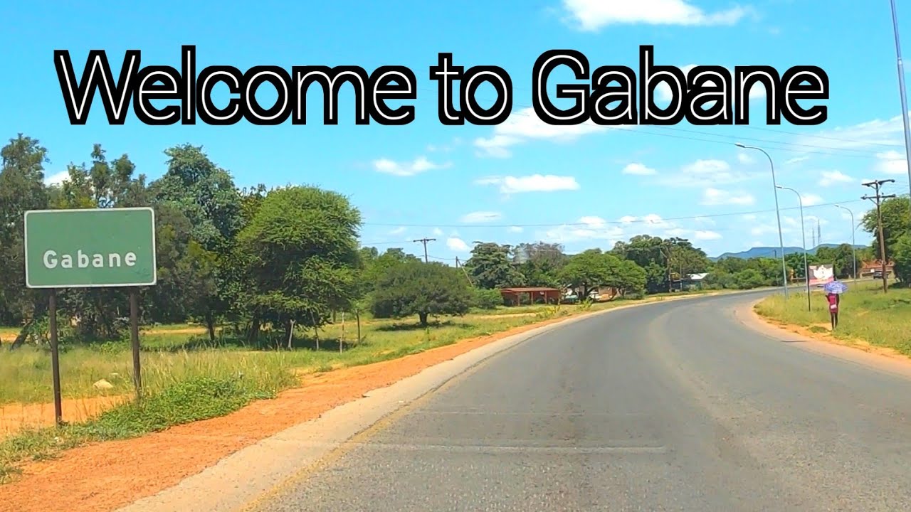 A drive through Gabane village.