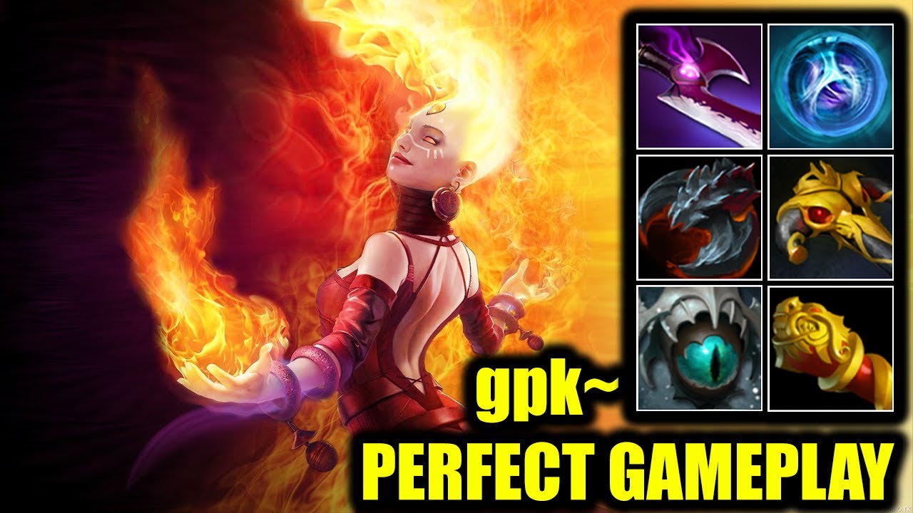 🔥 PERFECT GAMEPLAY - AMAZING LINA - gpk~ - Dota 2 Pro Game Highlights
