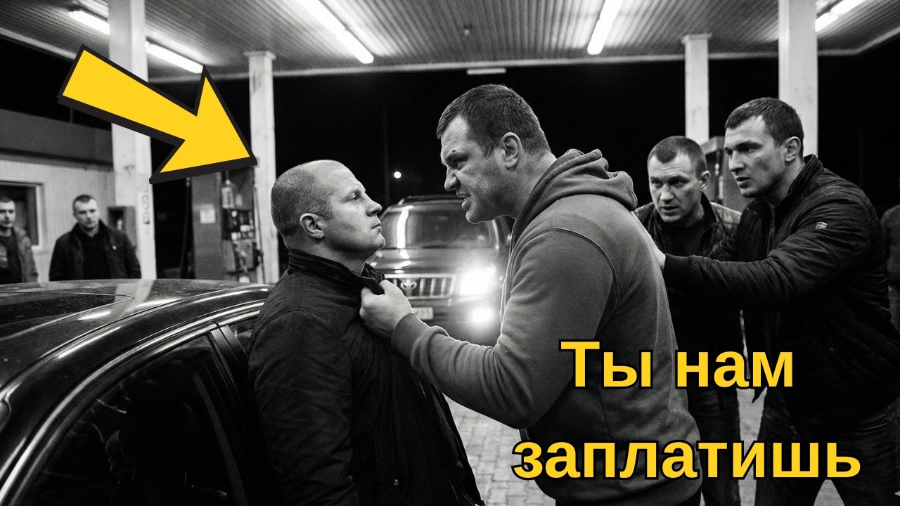 Федор заправлялся, когда 3 джипа окружили его — через 5 секунд они извинились