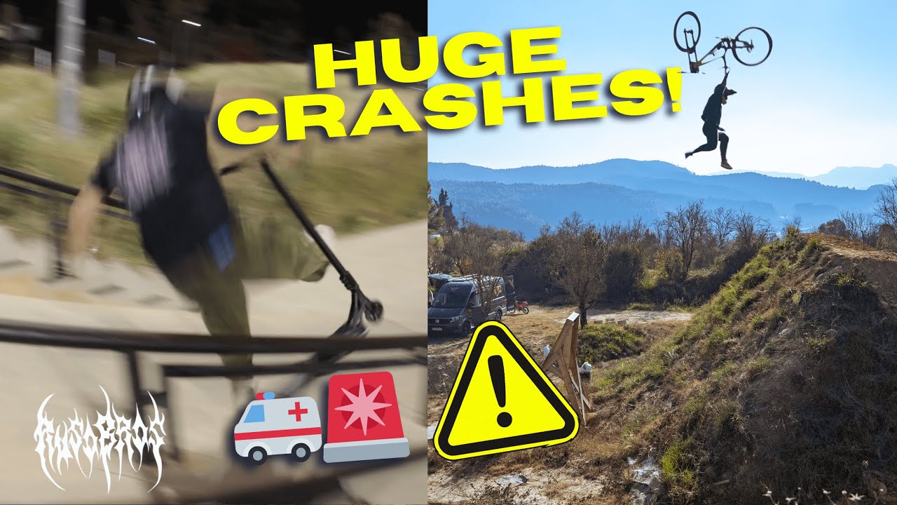 David schaltet sich aus… 🚑 | INSANE Freeride Session in Barcelona😤💥