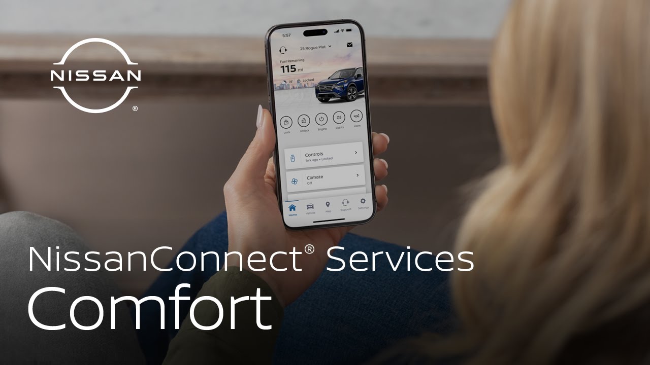 2026 Nissan Rogue NissanConnect&reg; Services: MyNISSAN app features: remote start & temperature control