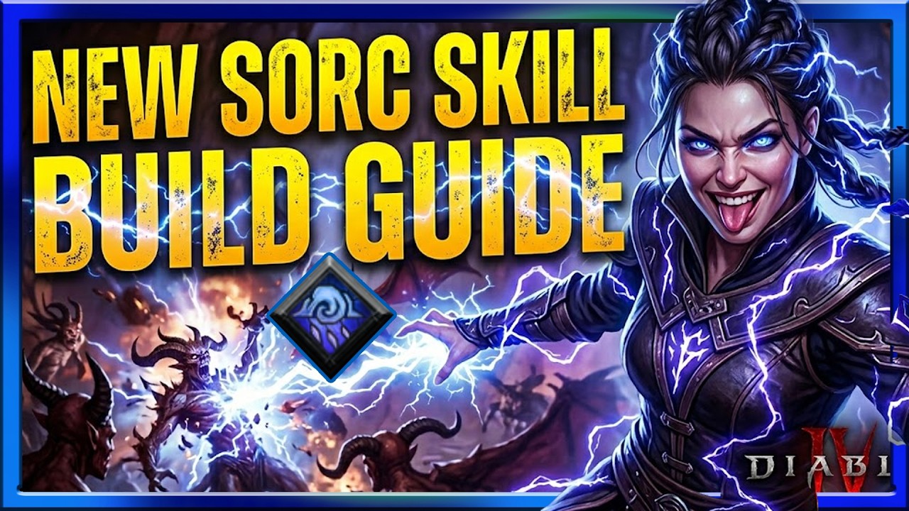 Diablo 4 New Sorc SKILL Static Field Build : Easy Pit 100+  Sorceress Build Diablo IV Lord of Hatred