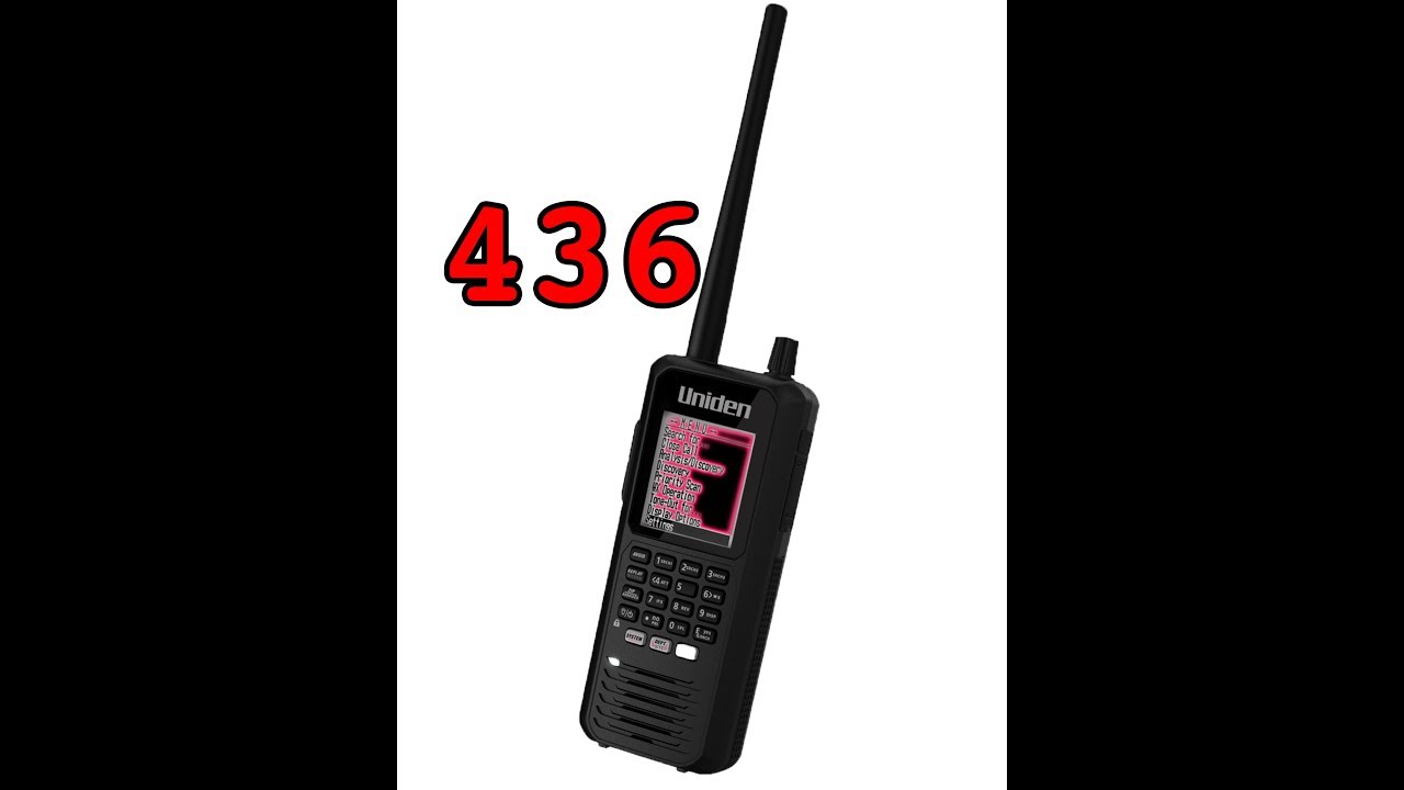 Uniden 436 Scanner Part 5: Programming the Scanner Manually