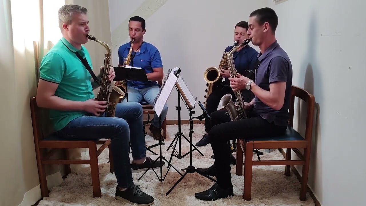 Quarteto de Saxofones Erudito | Hymns on Sax -  Vol. 3 | collab com @CallSax e @mucciaronimusic