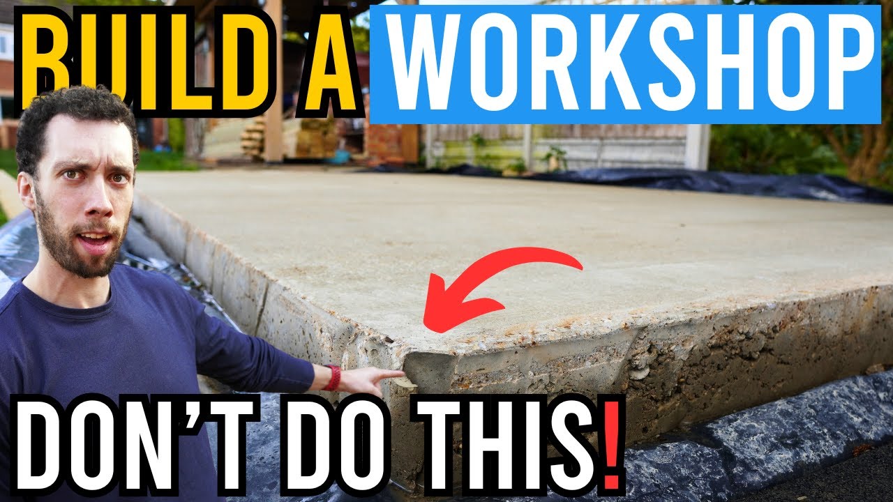 The ONLY Way to Concrete Base: Build A Workshop Ep 4