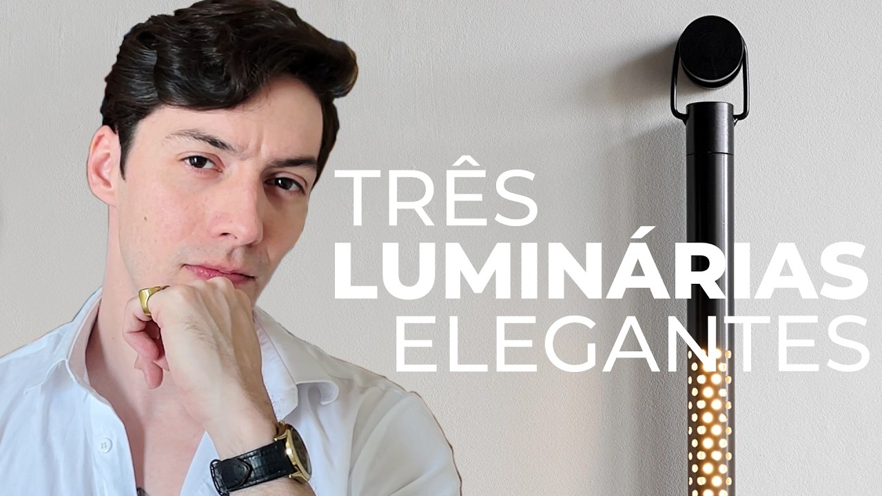 3 LUMINÁRIAS DE PISO MAIS ELEGANTES DO DESIGN BRASILEIRO