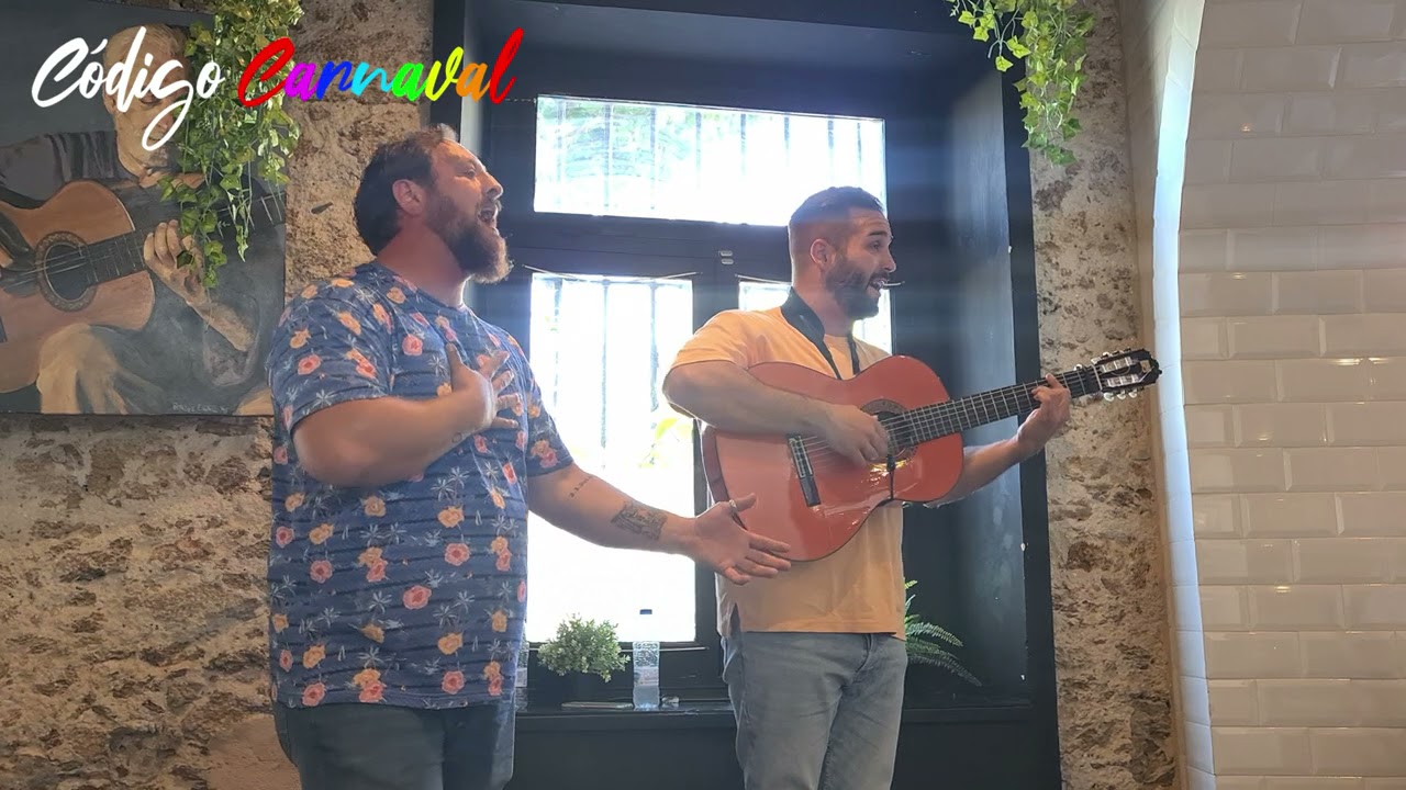 Pasodoble LA ATLÁNTIDA 'Sentao en la orilla del mar' por HUGO LEÓN y COSME