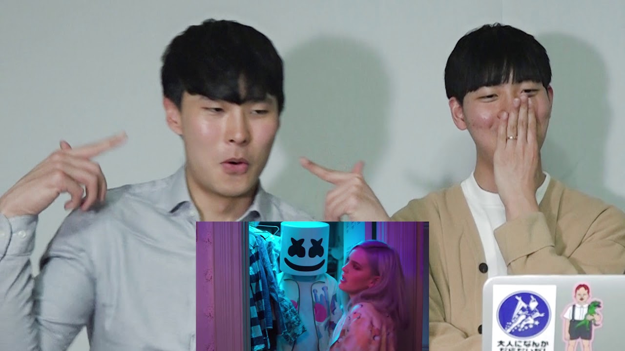 KOREAN BOYS Reaction To MARSHMELLO & MARIE - FRIENDS!!!