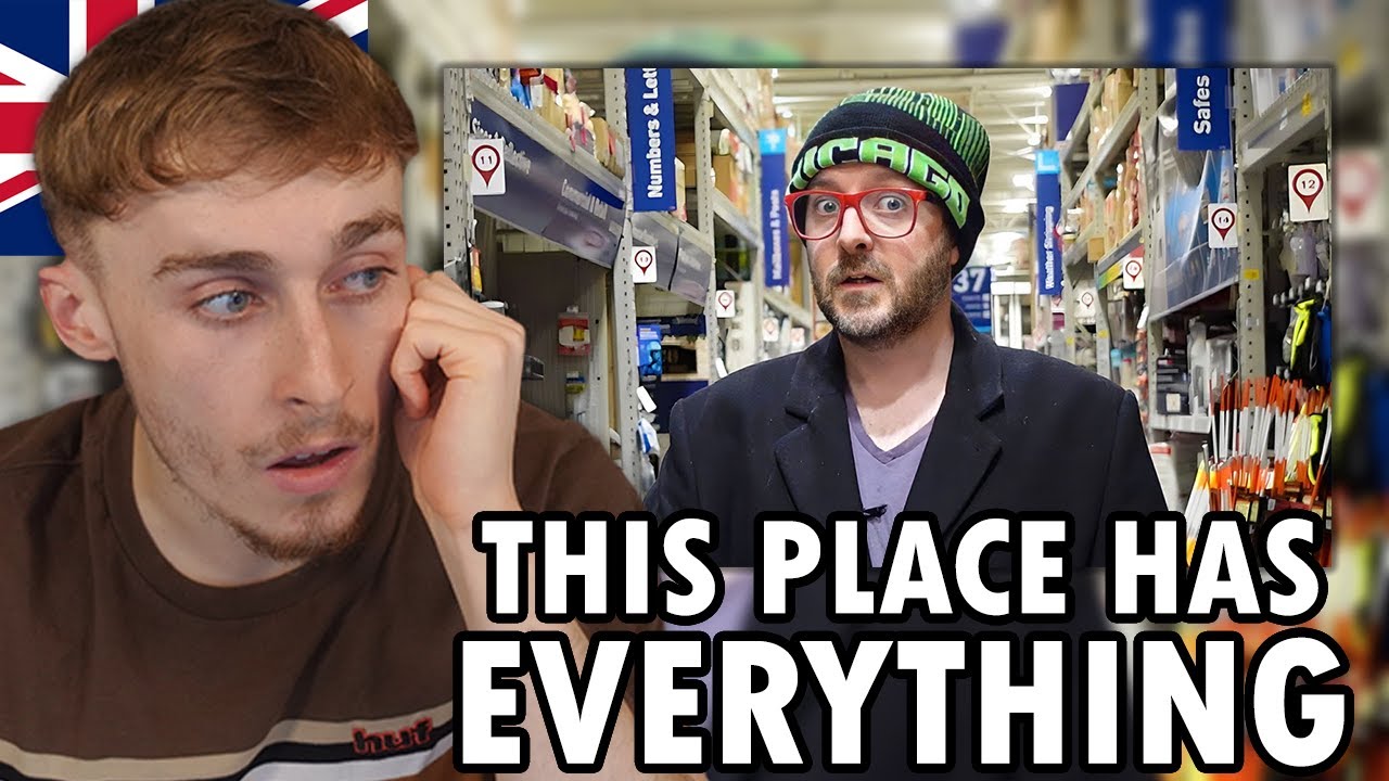 Brit Reacting to US Culture Shock: A Brit's First Visit to Lowe's