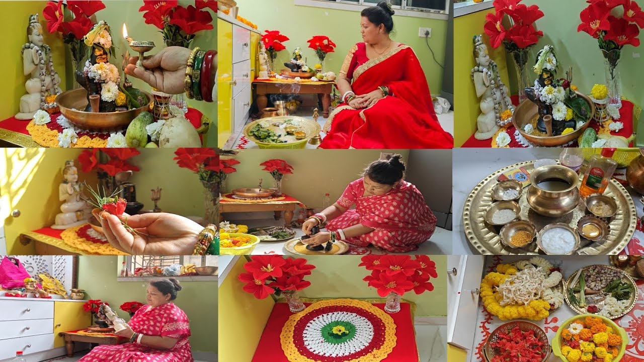 বাড়ির সমস্ত পূজো পুরোহিত ছাড়াই নিজে করার চেষ্টা করি ✅😇সকাল থেকে রাত পর্যন্ত মহা শিবরাত্রির ব্রত🙏||