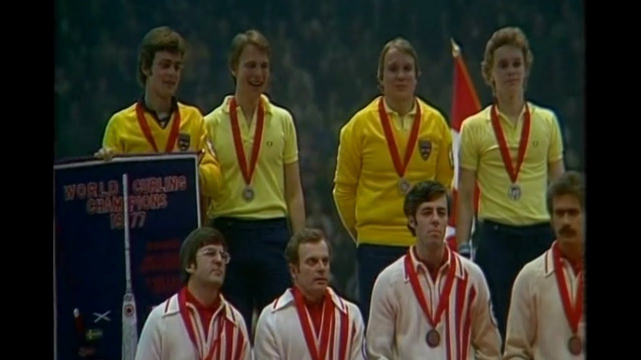 VM 1977 med guldlaget Lag Ragnar Kamp med Håkan Rudström