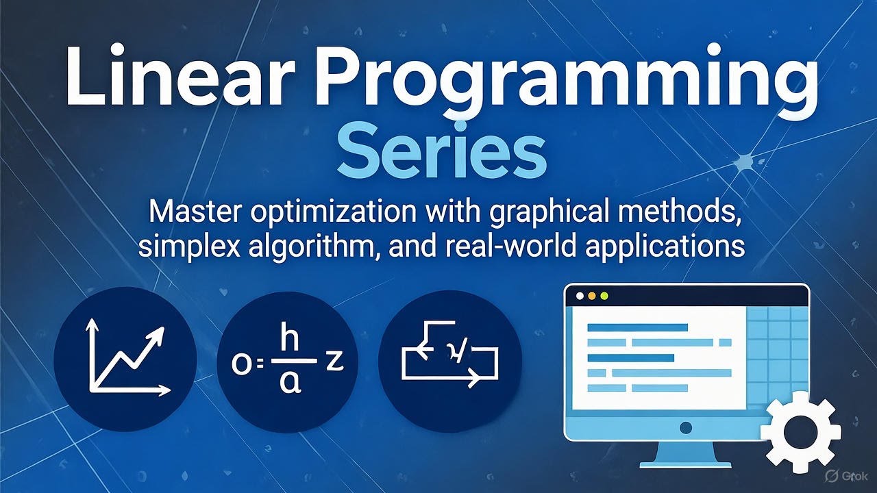 💡 “From Equations to Decisions (Ep:1): The Ultimate Linear Programming Series”