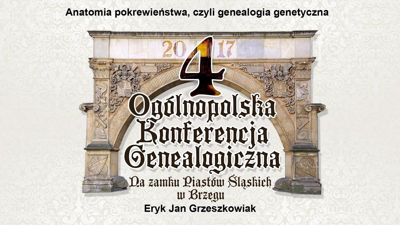 Anatomia pokrewieństwa, czyli genealogia genetyczna - Brzeg 2017