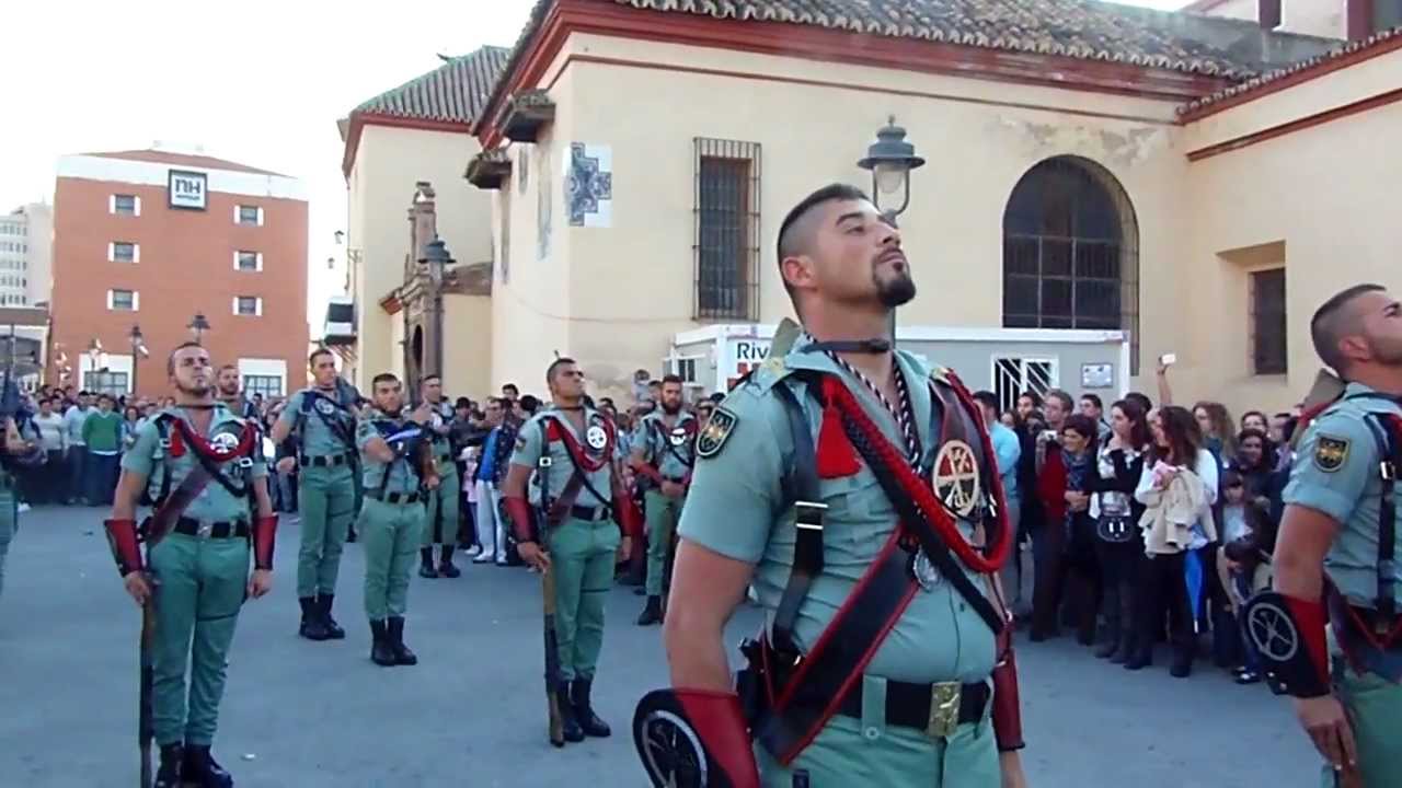 Legión Española. Semana Santa Málaga 2012. Escuadra de gastadores
