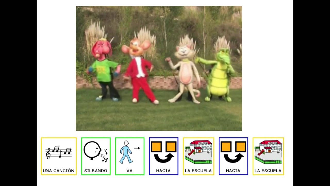 Escuela de muñecos con pictos