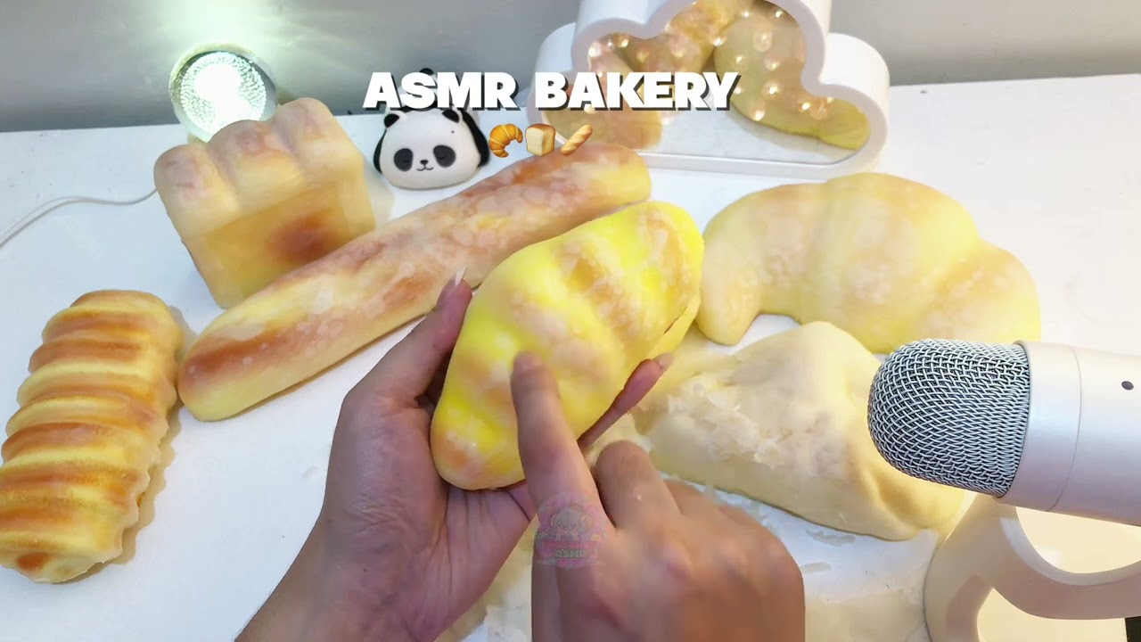 SATISFYING FROZEN WAX COVERED SQUISHIES ✨🍞🥖 #tapping #asmr #crunchy 