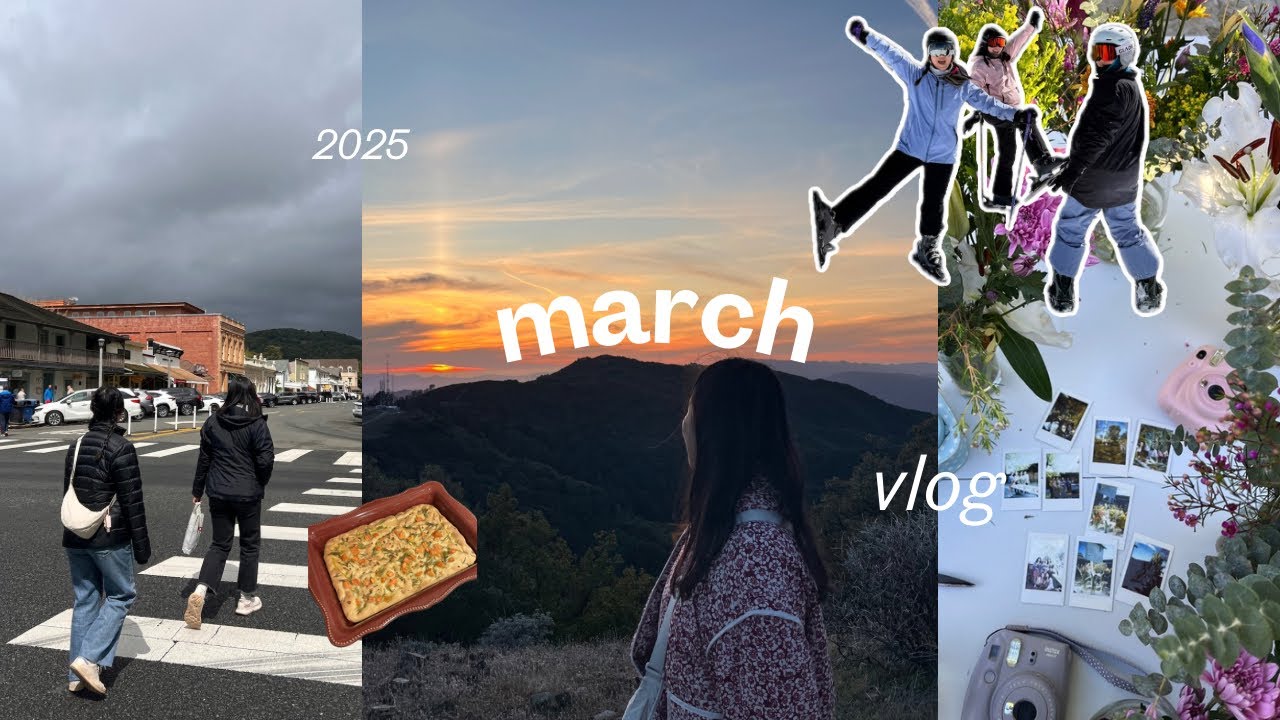 more skiing in tahoe, camping, karaoke | march vlog