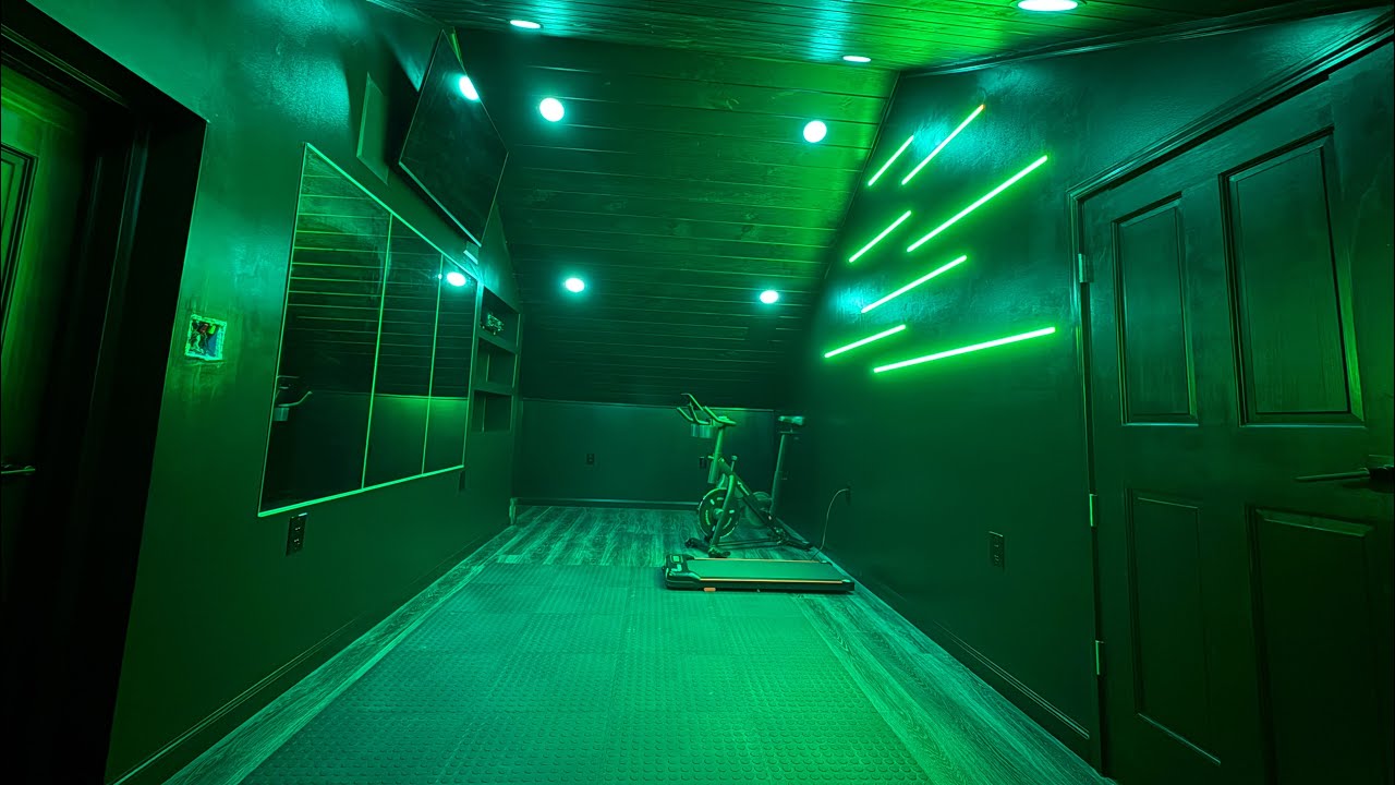 Couple Builds Ultimate Home Gym!! “FULL BUILD VIDEO”