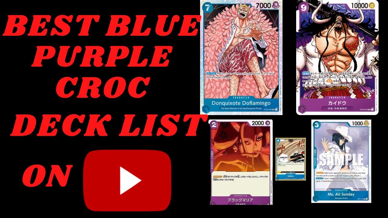 META BLUE PURPLE CROCODILE DECK PROFILE