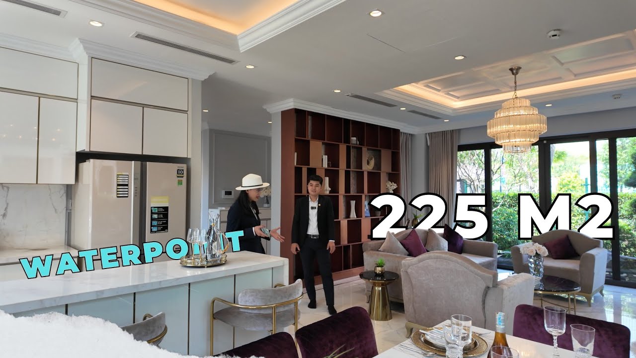 Biệt thự 225m2 mẫu điển hình tại Waterpoint | Review chi tiết biệt thự đơn lập 225m2 Waterpoint