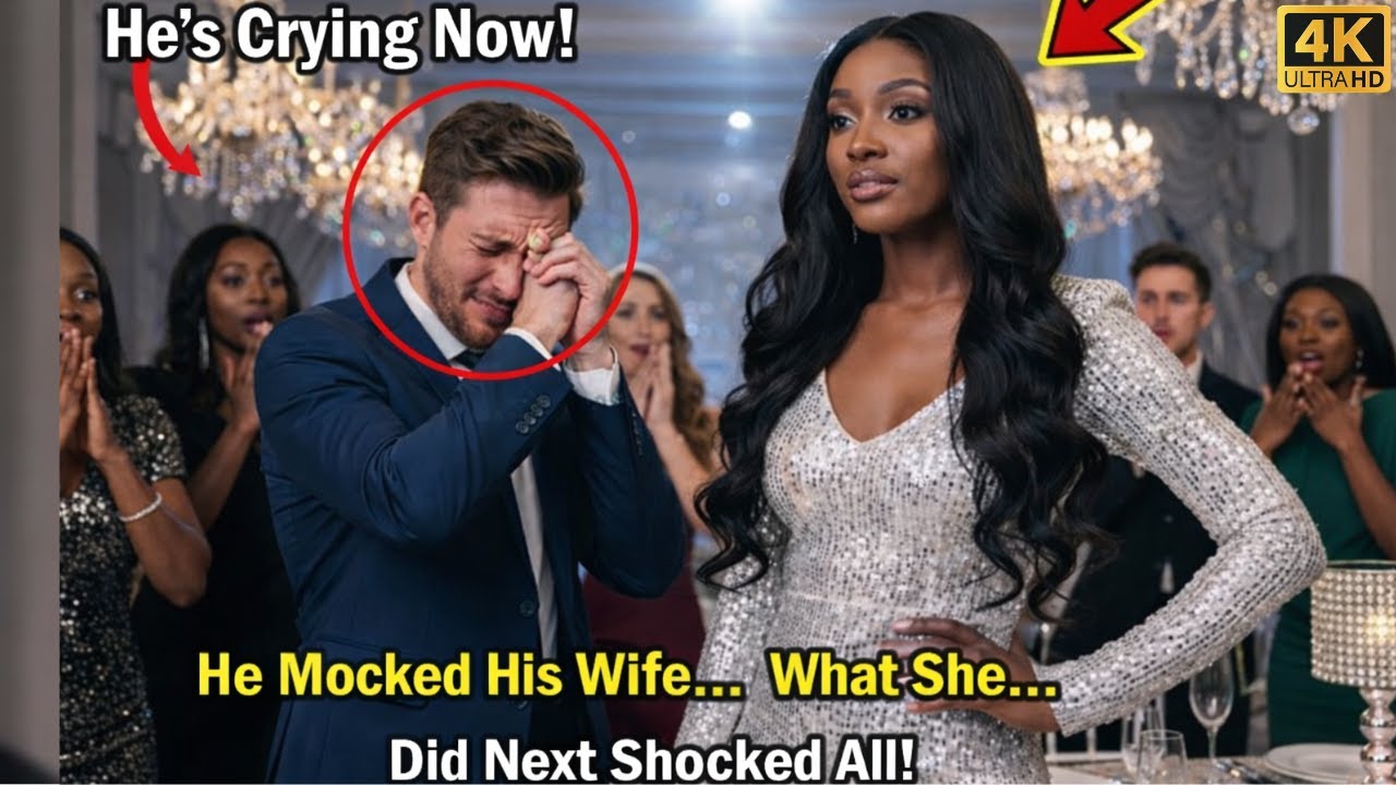 He Thought Humiliating His Black Wife Was Funny—Her Secret Proved Him Wrong Instantly