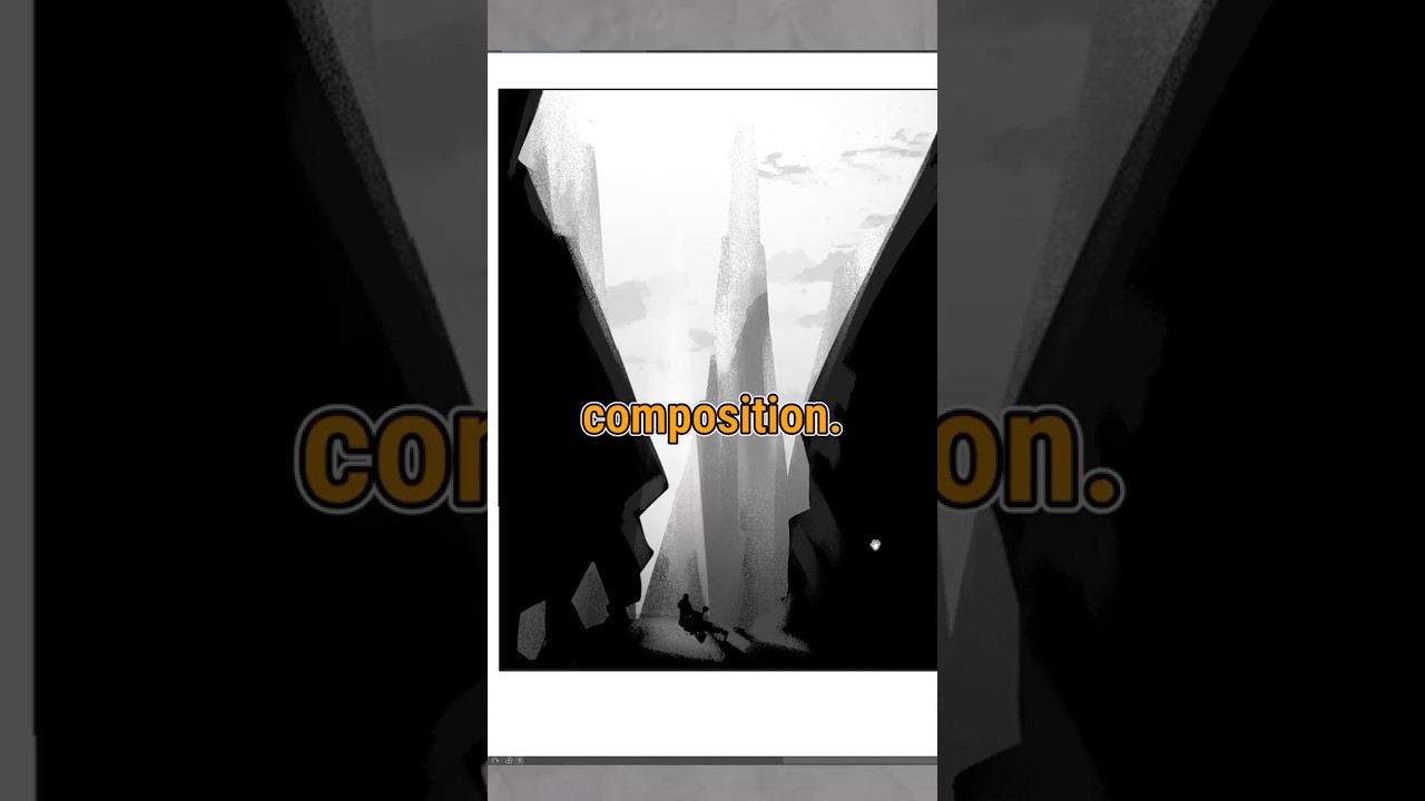 Как использовать форму в композиции #искусство #цифровоеискусство #советыдляначинающиххудожников